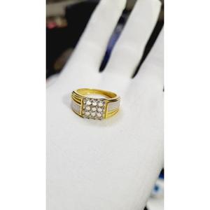 Anillo de diamante Natural clásico para mujer, oro de 18 quilates, chapado en rodio, ajuste de joyería de plata fina, incrustaciones para bodas, fiestas, producto a granel - Product Image 1