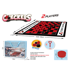 Jeux <span class=keywords><strong>de</strong></span> société étanches pour l'extérieur, <span class=keywords><strong>jeu</strong></span> d'échecs, carreaux <span class=keywords><strong>Ludo</strong></span>, serpents et échelles, 6 pieds, échiquier en plastique, 10 pouces <span class=keywords><strong>de</strong></span> haut, <span class=keywords><strong>king</strong></span> pawns - Product Image 4