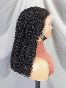 Pelucas rizadas <span class=keywords><strong>de</strong></span> 250 densidades, pelucas <span class=keywords><strong>de</strong></span> <span class=keywords><strong>cabello</strong></span> humano con encaje frontal HD 13x4, pelucas Remy indias <span class=keywords><strong>de</strong></span> onda profunda, doble densidad, sin pegamento, para <span class=keywords><strong>mujer</strong></span> - Product Image 3