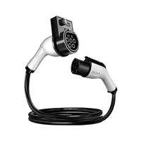 Nouveau chargeur EV double embout norme européenne 16A/32A, protection IP55, 220V/380V, longueur 3m/5m, couleur blanche