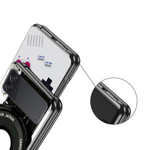เคสโทรศัพท์ลายเกมบอยกล้องแบบวินเทจของขวัญสุดหรูสำหรับ <span class=keywords><strong>Samsung</strong></span> <span class=keywords><strong>Galaxy</strong></span> Z flip <span class=keywords><strong>4</strong></span>พับเปลือกแข็ง PC สำหรับ <span class=keywords><strong>Samsung</strong></span> Z flip 3 5g - Product Image 4