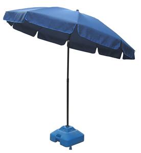 Sombrilla de Playa Gigante de Acero con Radio de 110 cm, Impermeable y con Protección UV, Inclinación Manual para Uso en Exteriores - Product Image 1