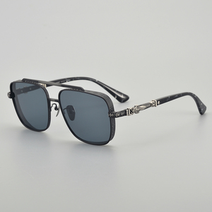 CH8012 bonne qualité célèbre coréen lunettes de soleil marques à la mode 2025 cadre Protection grandes nuances hommes lunettes de soleil haut de gamme unisexe mince - Product Image 3