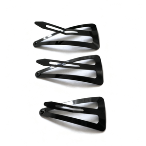 2025 New Black Geometric Hair Clips 3-8cm Assorted Sizes Non Slip No Crease <strong>Hairpins</strong> for Women Girls Daily Styling - Product Image 2