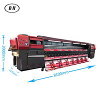 Nouvelle machine d'impression numérique grand format à jet d'encre solvant pour bannières flexibles en vinyle, 600 m²/h, 5 m de large, CJ9000 avec tête d'impression SPT 1024