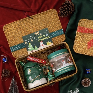 2025 New Products Christmas Gift Sets Birthday Gift Cup Apple Bag Set Fancy Souvenir Novelty Women Wedding Gifts for Guest