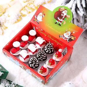 DAMAI <b>Boxed</b> Figure Tealight Multiple Xmas Design Mini Fragrance Candle for Home Xmas <b>Party</b> Decoration Christmas Scented Candle - Product Image 5