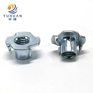 4 móng vuốt M14 M16 thép pronged TEE <span class=keywords><strong>Nut</strong></span> t Hạt din1624 M5 SS304 bốn ngạnh đầy đủ chủ đề M6 Vàng kẽm mạ lớp 4 t <span class=keywords><strong>NUT</strong></span> - Product Image 1