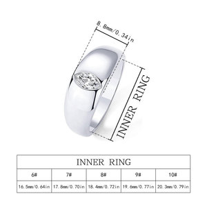 Anillo <span class=keywords><strong>de</strong></span> compromiso clásico <span class=keywords><strong>de</strong></span> cobre con circonita cúbica ovalada para mujer, regalo <span class=keywords><strong>de</strong></span> boda, anillo para el dedo índice, venta al por mayor - Product Image 4