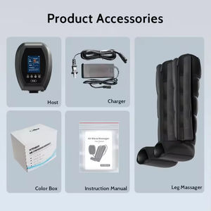 Masajeador de Piernas Recargable de Alta Calidad con Control de Tiempo para la Recuperación de Piernas de Atletas, Circulación Sanguínea y Pacientes con Linfedema - Product Image 4