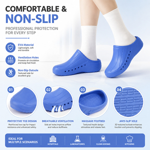 Ensemble de chaussures médicales jetables unisexes ANNO <span class=keywords><strong>2022</strong></span> pour usage hospitalier - Product Image 2