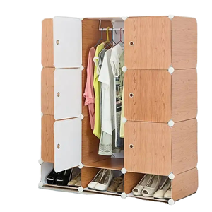 Armadio Moderno Regolabile con Più Ante, Guardaroba <span class=keywords><strong>Salvaspazio</strong></span> per Cameretta Bambini e Soggiorno - Product Image 6