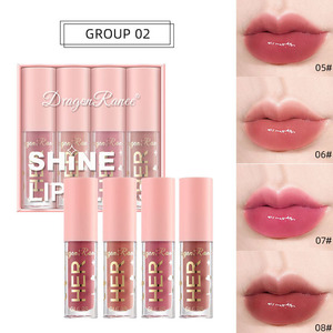 <span class=keywords><strong>Maquillaje</strong></span> personalizado, <span class=keywords><strong>maquillaje</strong></span> a prueba de agua, mate, brillo de labios, mini pintalabios, antiadherente, juegos de 4 colores - Product Image 3