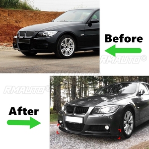 For BMW 3 Series E90 E91 M-Tech 2005-2008 Car Front Bumper Splitter Lip Diffuser Spoiler <b>Protector</b> <b>Cover</b> Guard Deflector Lips - Product Image 6