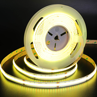 Garansi 3 Tahun Produk Baru 12mm DC24V IP20 840leds/m 5 in 1 RGB+CCT Lampu Strip LED COB Fleksibel