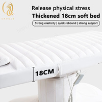Table de massage portable réglable blanche de conception nouvelle génération Chuque, 3 moteurs, lit de beauté électrique moderne, lit d'extension de cils pour les cils