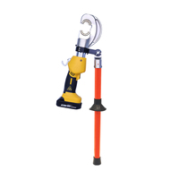 AHSE-HP-2 60kN 20kV Pinza de crimpado con capacidad de 300mm² para Cu, aislada, para trabajos en vivo con control remoto