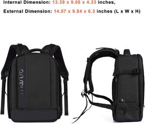 Échantillon gratuit Nouveau sac pour appareil photo Sac à dos professionnel pour appareil photo pour hommes et femmes avec housse de pluie Compartiment étanche Sac à dos pour ordinateur portable - Product Image 3