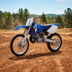 Sedile Originale Yamaha 1C3247705300 Nero/Blu, Ricambio per Moto Fuoristrada YZ125LC YZ250LC Modelli 2002-2008 - Product Image 3