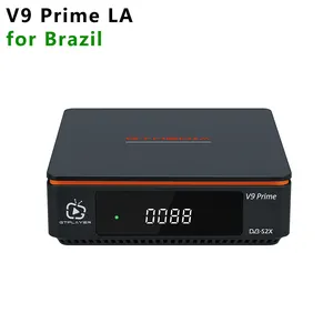 V9 Prime LA brésil GTMedia intégré support WIFI DVB S2X CA Multistream AVS + CCCam Newcamd Auto Biss H.265 récepteur Satellite