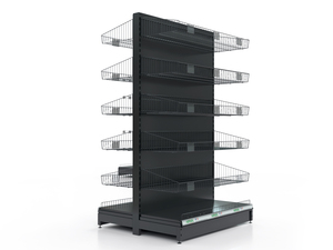 Étagères de supermarché en kit, conception démontable, unité d'étagérage métallique pour des coûts de transport réduits et l'exportation internationale - Product Image 2