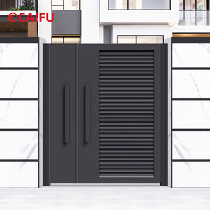 <span class=keywords><strong>Portail</strong></span> à lames doubles en alliage d'aluminium personnalisable en couleur et en taille, <span class=keywords><strong>portail</strong></span> intelligent adapté aux cours, villas et jardins extérieurs - Product Image 3