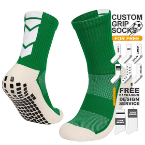 Glacier Logotipo personalizado Toalla <span class=keywords><strong>de</strong></span> entrenamiento <span class=keywords><strong>de</strong></span> secado rápido Parte inferior Deportes Antideslizante Grip Crew Calcetines <span class=keywords><strong>de</strong></span> fútbol - Product Image 1