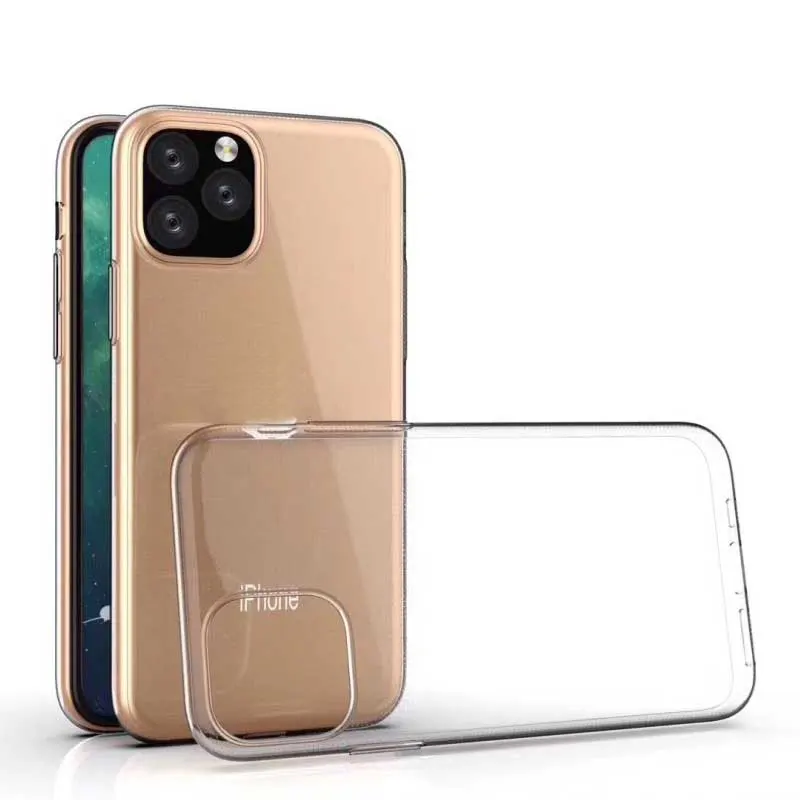 Nuovo Caso di Telefono Cellulare Per il iPhone 11X2019 Per il iPhone 12 Pro max Chiaro Caso di TPU Trasparente Molle Del Gel shockproof Copertura Posteriore