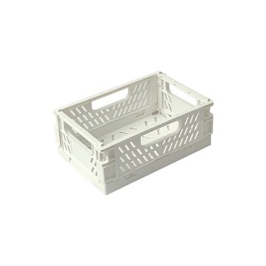 Contenedor de almacenamiento plegable <span class=keywords><strong>Rectangular</strong></span> personalizado de fábrica de China con cesta de plástico plegable con asa para aperitivos y libros - Product Image 6