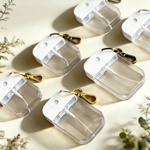 Mini Flacon Vaporisateur Rechargeable <span class=keywords><strong>de</strong></span> Voyage Personnalisé avec Porte-Clés, Format Carte, pour Cosmétique et Parfum - Product Image 2