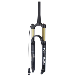 Fourche avant de vélo de montagne BOLANY, fourche à air, amortisseur pneumatique, tube conique, accessoires de vélo, fabricants directs, frein à disque - Product Image 6