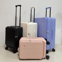 Valise à roulettes de 24 pouces avec couvercle à accès rapide frontal et capacité d'expansion supplémentaire, bagages extensibles à roulettes pour les voyages