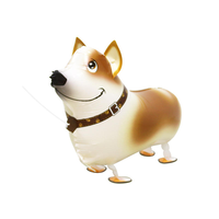 Ballon en aluminium marchant en forme d'animal pour enfants : cochon, girafe, pingouin, poulet, canard, vache - Décoration animée - Vente en gros