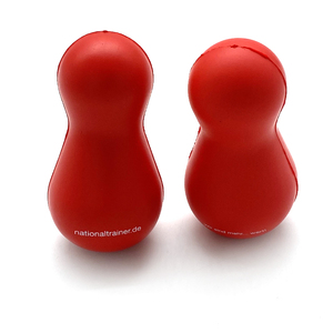 Pallina Antistress Personalizzata in PU Rossa con Logo, Giocattolo Promozionale per Bambini con Magnete - Product Image 3