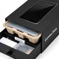Boîte pliante en carton ondulé de qualité supérieure personnalisée, emballage rigide en papier pour tablette et électronique grand public
