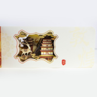Dunhuang-Carnet sculpté en 3D de cerfs à neuf couleurs-Bloc-notes créatif culturel, cadeau commémoratif de la ville et souvenir artistique