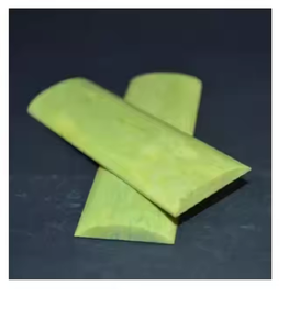 Hecho a mano respetuoso con el medio ambiente verde limón estabilizado camello hueso cuchillo mango artesanías naturales pulidas con estilo de amor - Product Image 1