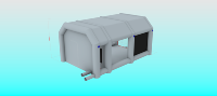 Tentes gonflables pour peinture au pistolet WINSUN, tentes gonflables blanches personnalisées, abri gonflable constant, location de tentes pour fêtes, expositions, extérieur