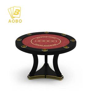 โต๊ะโป๊กเกอร์กลมที่ออกแบบมาเป็นพิเศษผู้ผลิตปรับแต่งรูปแบบต่างๆของตารางโป๊กเกอร์คาสิโนสำหรับขาย - Product Image 3