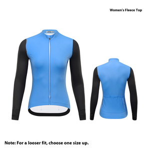 Contrast Raglan Sleeve Fleece Lined <b>Cycling</b> <b>Jersey</b> Full Zip <b>Thermal</b> Warm Long Sleeve Top for Cold Weather Outdoor MTB Bicycle - Product Image 5