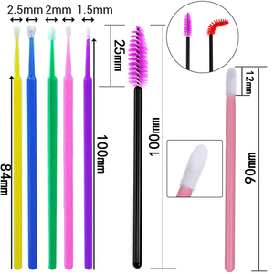 Brosse à cils jetable professionnelle Hanheng, applicateur de mascara, brosse pour extensions de cils, brosse à cils en spirale - Product Image 3