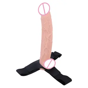 Offre Spéciale 12 pouces gode Super Long sangle sur femme pénis en caoutchouc artificiel réaliste gode sexe jouets pour femmes jouets pour adultes