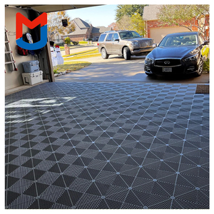 Dalles de sol modulaires en PP écologiques pour garage, revêtement de sol en vinyle pour atelier automobile, station de lavage de voitures, disponible en différentes tailles - Product Image 6
