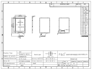 Polcd tùy chỉnh 2.4 "Màn hình <span class=keywords><strong>LCD</strong></span> Panel 240*320 18 Pin SPI giao diện 2.4 inch TFT <span class=keywords><strong>LCD</strong></span> mô-đun hiển thị - Product Image 5
