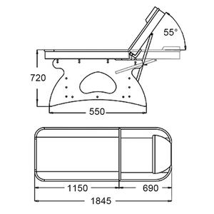 Regolabile Professionale Moderna Terapia Fisica Trattamento Thai Legno Spa Salone di Bellezza Del Viso Lettino Da Massaggio Letto per la Vendita - Product Image 2