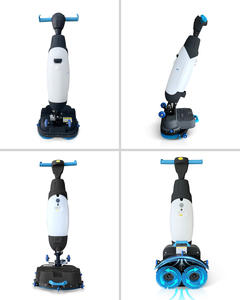 Pulidora de Pisos Multifuncional GAOGE M3 Compacta de <span class=keywords><strong>17</strong></span> Pulgadas con Doble Cepillo de Disco, Funciona con Batería, Máquina Comercial para Fregar Pisos - Product Image 2