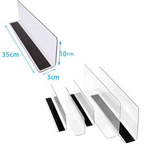 Hookei Hiển Thị OEM Nổi Từ L Hình Kệ Divider Acrylic Thuốc Lá Hiển Thị Kệ Cho Các Cửa Hàng Bán Lẻ - Product Image 1