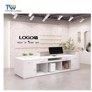 Bancone avant hôtel petites décorations de mariage pour bureau réception salon de beauté table design comptoir magasin de vêtements moderne - Product Image 5