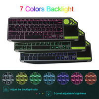 Nirkabel untuk Keyboard Ukuran Penuh, Touchpad, Mouse Combo, Sentuhan Kapasitif untuk /iOS/Android Desktop-Plastik ABS Baru