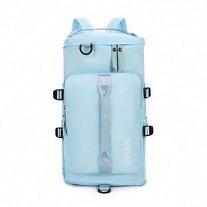 Factory Free Sample Custom Logo Fashion Sports Gym Backpack Duffel Travel <b>Bag</b> Waterproof Portable Unisex Outdoor Activities - Product Image 1